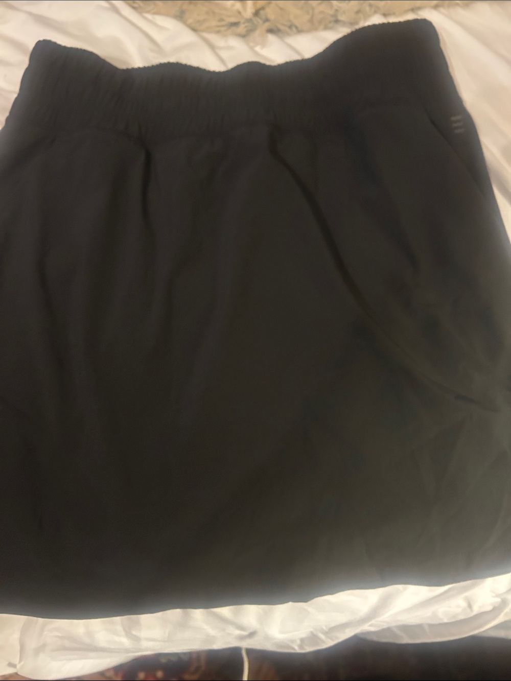 Free Fly Apparel Black Mini Skirt with Elastic Waist